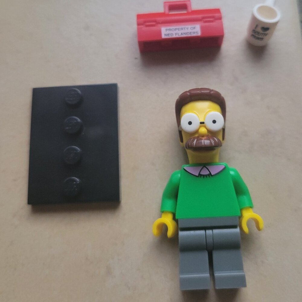 LEGO MINIFIGURE THE SIMPSONS NED FLANDERS